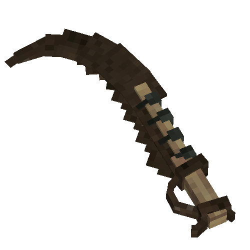 Black bronze falx