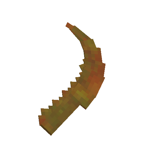 Bismuth bronze falx head