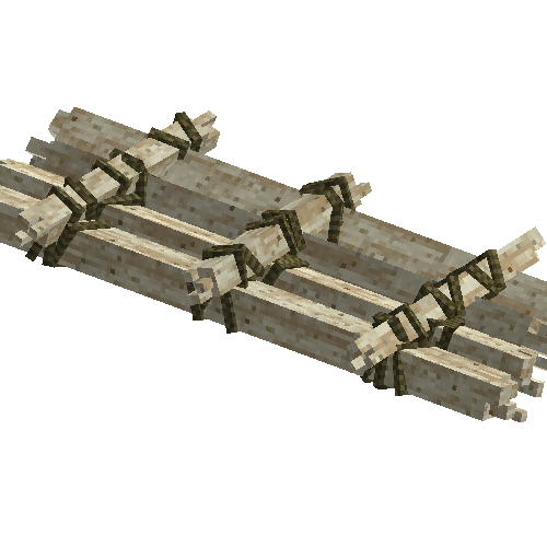 Bald cypress raft
