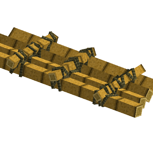 Bamboo raft