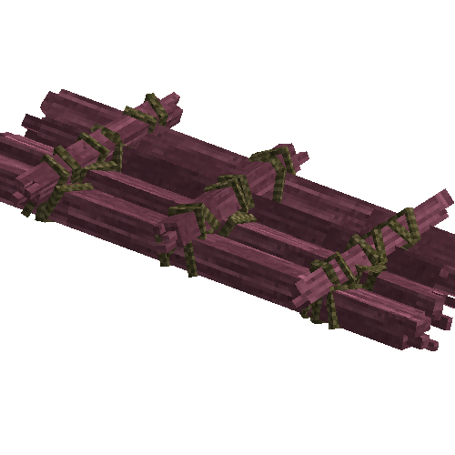 Purpleheart raft