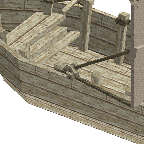 Bald cypress sailboat