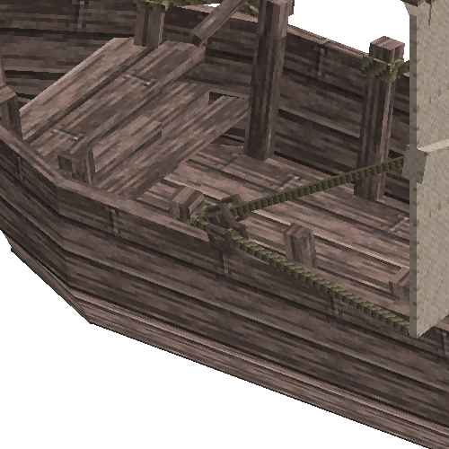 Walnut sailboat