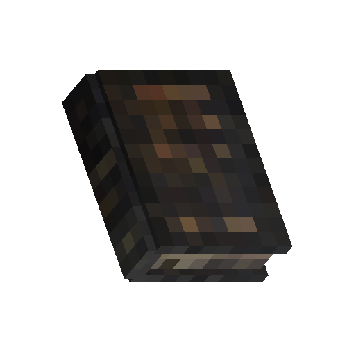 Dark gray aged book