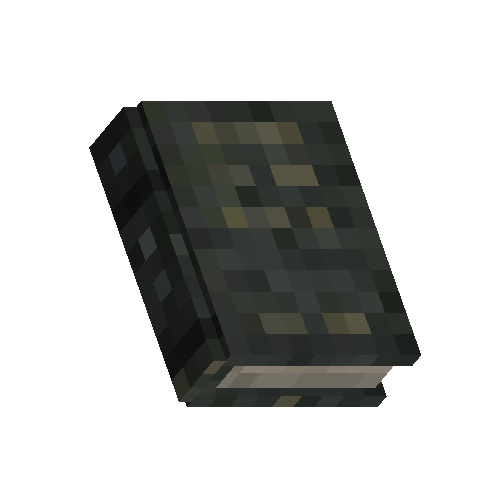 Dark olive aged book