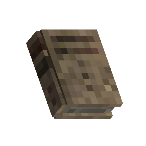 Orange-brown aged book