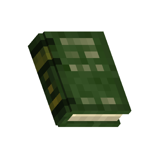 Dark green book