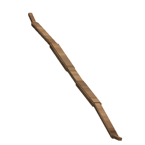 Dry recurve bowstave
