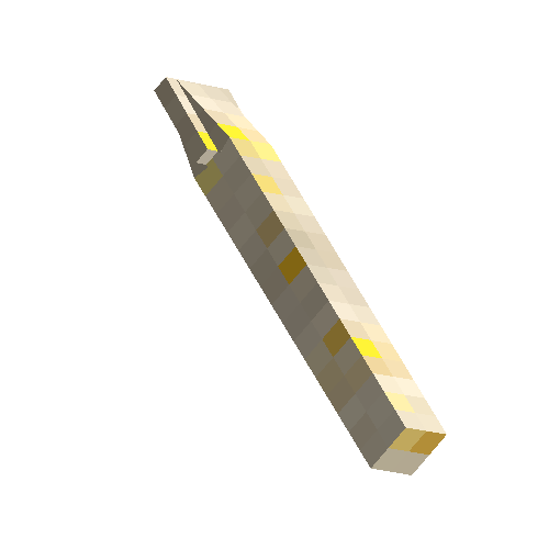 Meteoric iron chisel