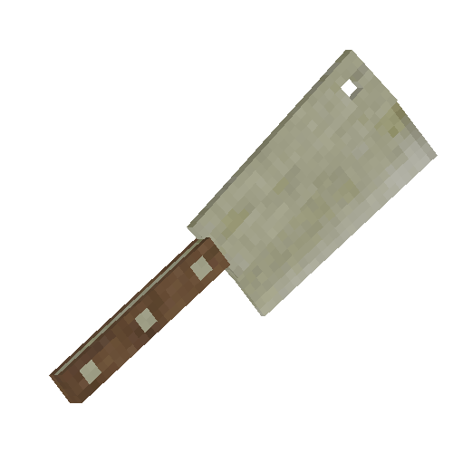 Silver cleaver