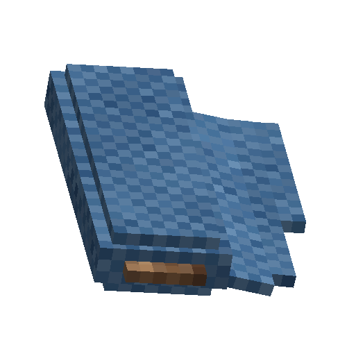 Blue cloth