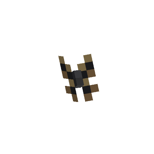 Butterfly pin (Little wood satyr)