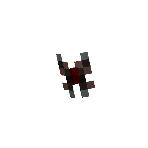 Butterfly pin (Rot)