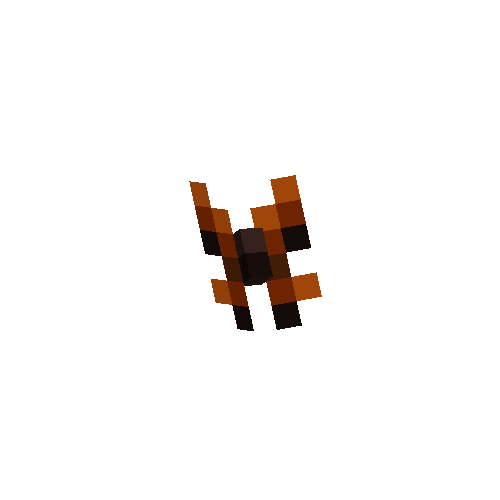 Butterfly pin (Rust)