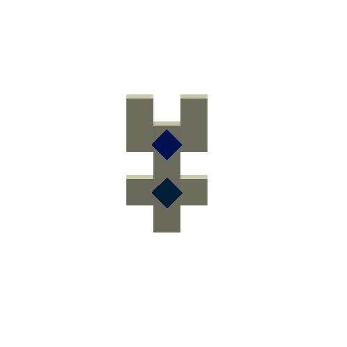 Silver pin