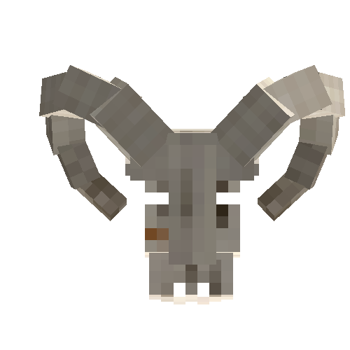 Sheep skull mask