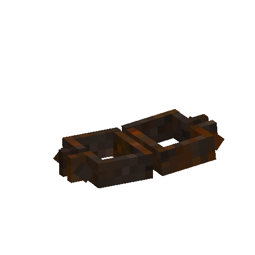 Rusty manacles