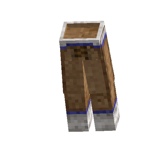 Brown Nadiyan fur-lined pants