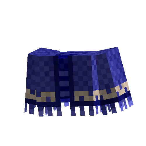 Blue Nadiyan peasant cape