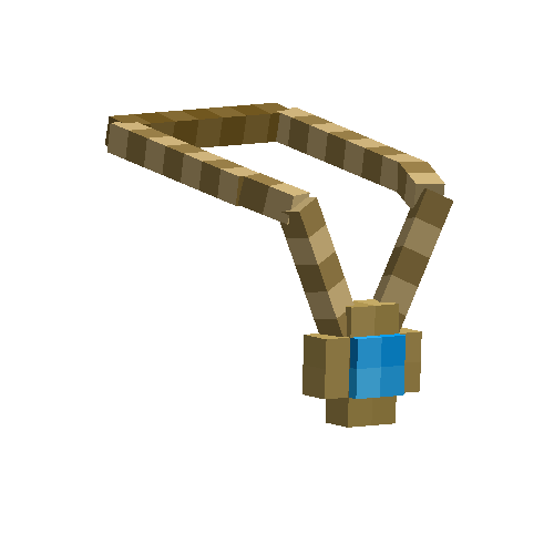 Bronze gem necklace