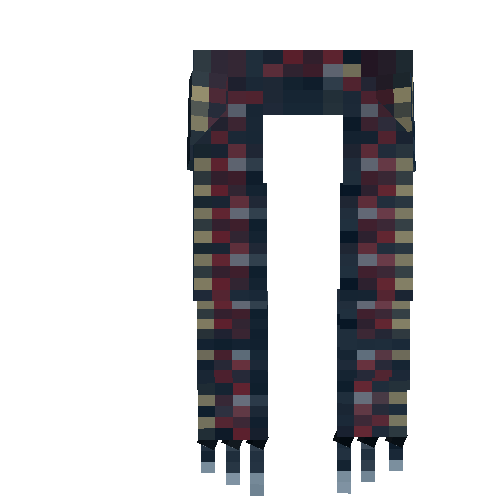 Embroidered tartar scarf