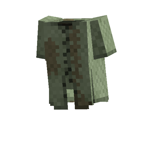 Hunter's green shirt