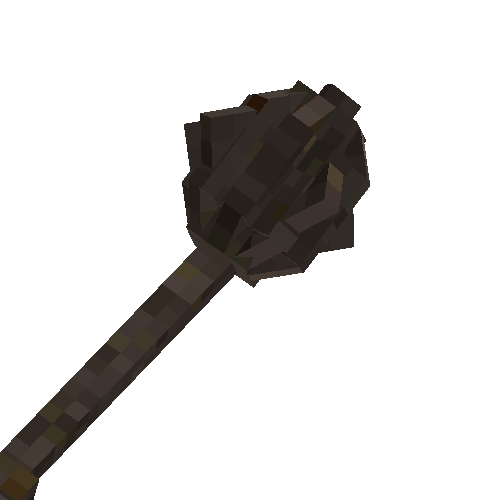 Ruined flanged mace