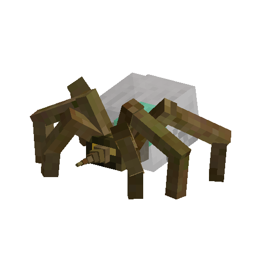 Hacked bronze locust