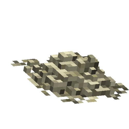 Crushed cassiterite