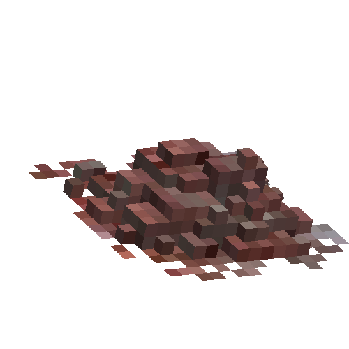 Crushed iron