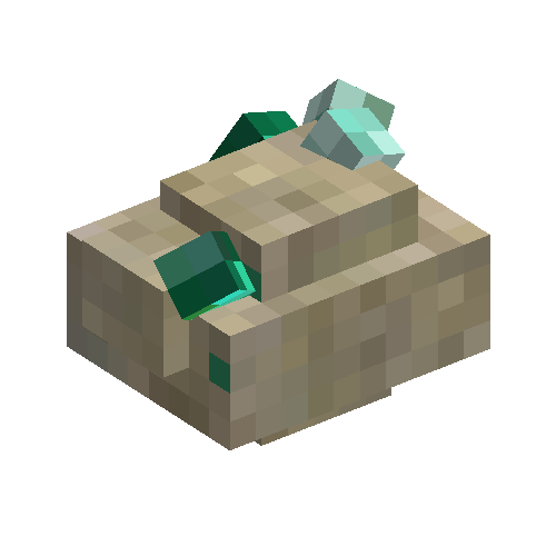 crystalizedore-poor-malachite-limestone
