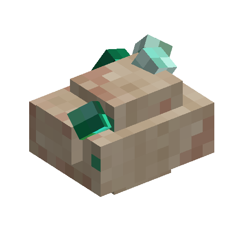 crystalizedore-poor-malachite-redmarble
