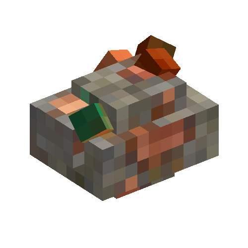 crystalizedore-poor-nativecopper-granite