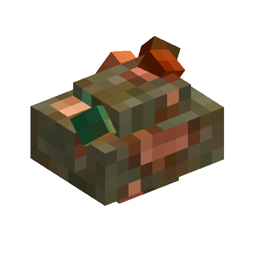 crystalizedore-poor-nativecopper-peridotite