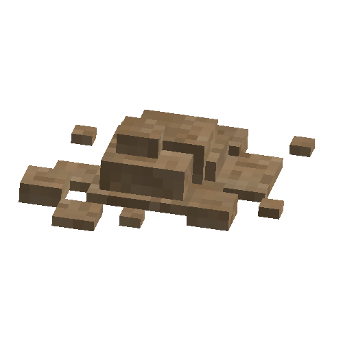 Raw daub (golden brown)