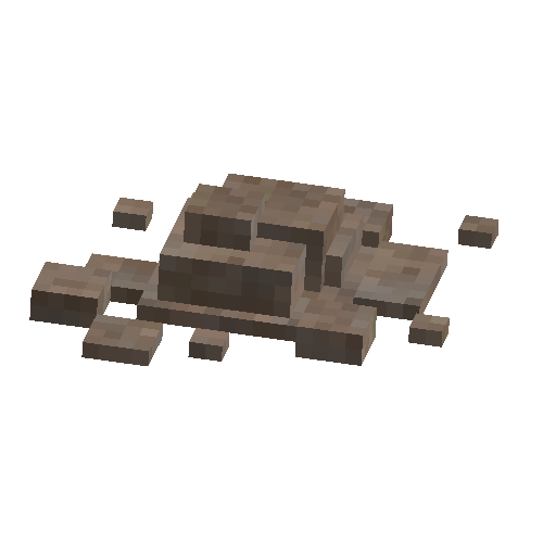 Raw daub (weathered brown)