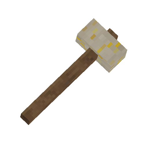 Meteoric iron hammer