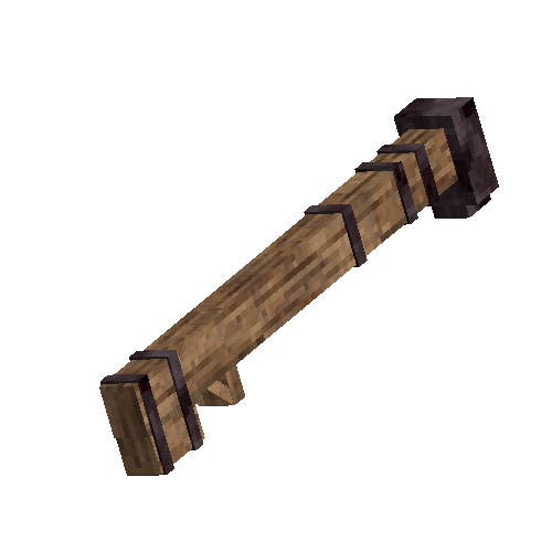 Black bronze helve hammer