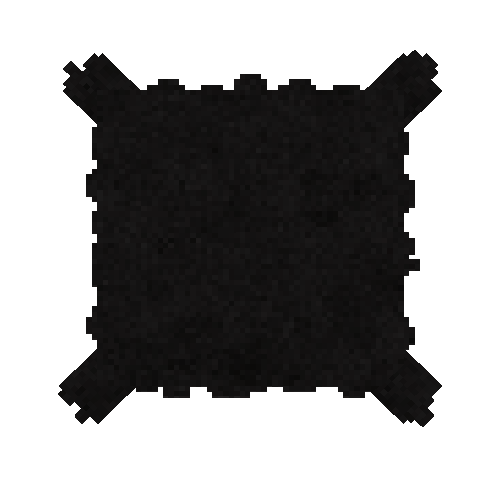 Black bear pelt