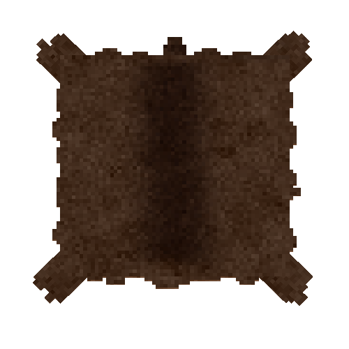 Brown bear pelt