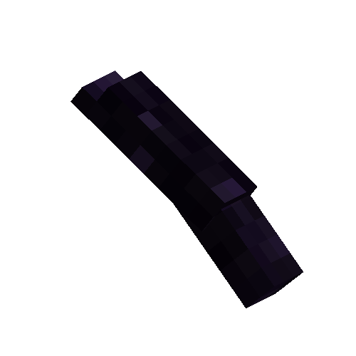 Obsidian hoe head