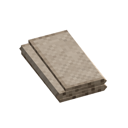 Plain linen saddle blanket