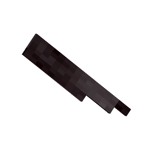 Black bronze knife blade
