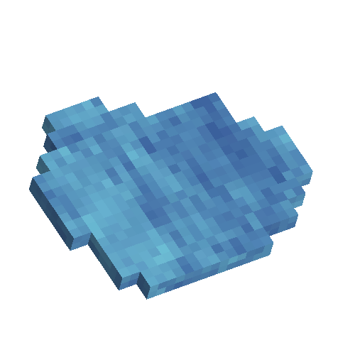 Blue leather