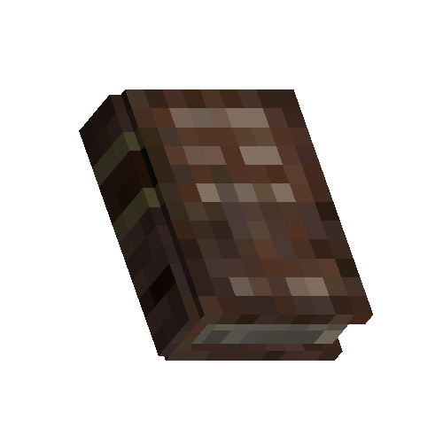Aged lore book (Brick red)
