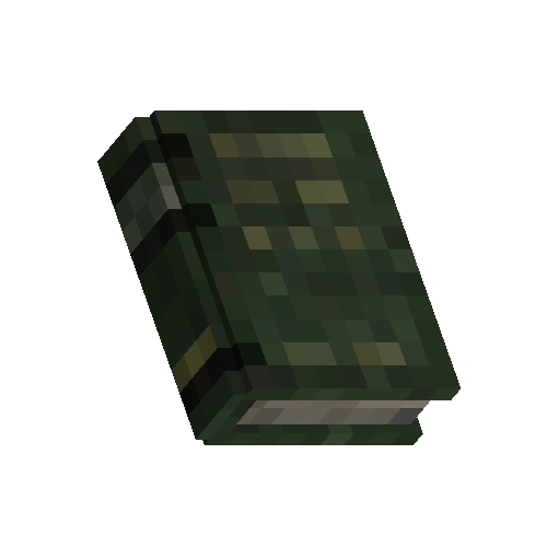 Aged lore book (Dark green)