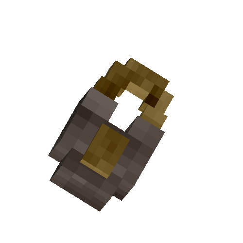 Iron padlock