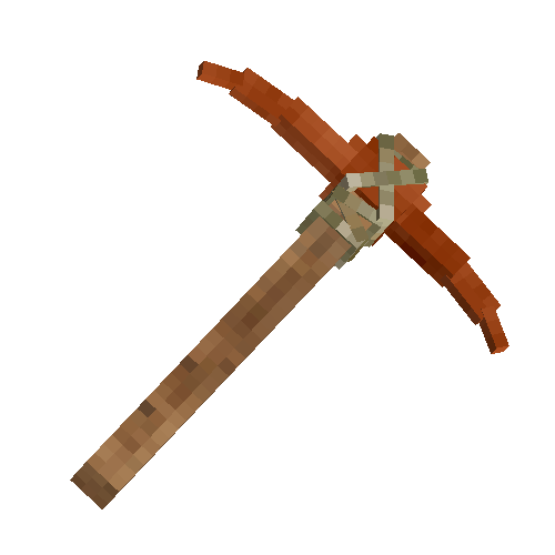 Copper pickaxe