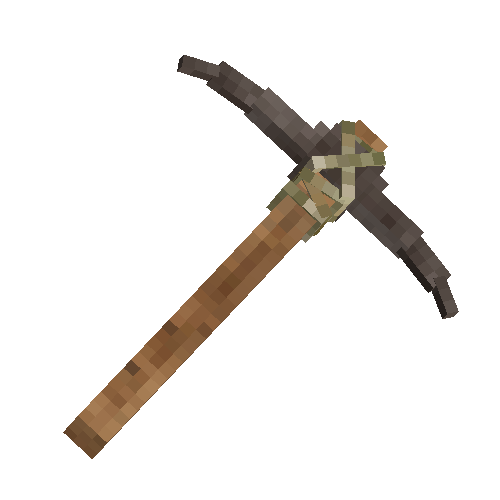 Iron pickaxe