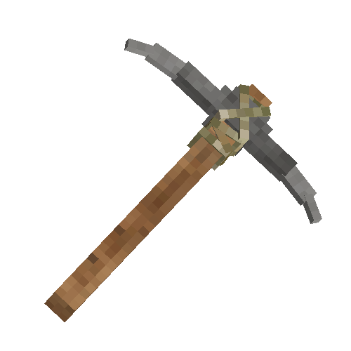 Steel pickaxe